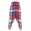 USA Plaid Pattern Print Hammer Pants