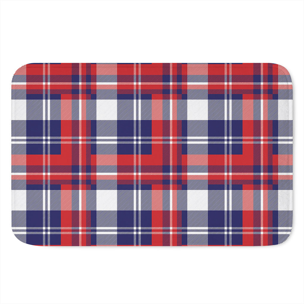 USA Plaid Pattern Print Indoor Door Mat