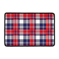 USA Plaid Pattern Print Kitchen Mat