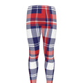 USA Plaid Pattern Print Men's Leggings