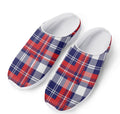 USA Plaid Pattern Print Mesh Casual Shoes