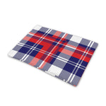 USA Plaid Pattern Print Pet Cooling Mat Cover