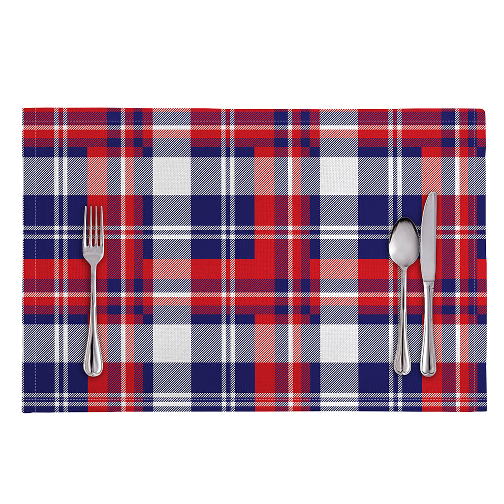 USA Plaid Pattern Print Placemat