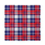USA Plaid Pattern Print Silk Bandana