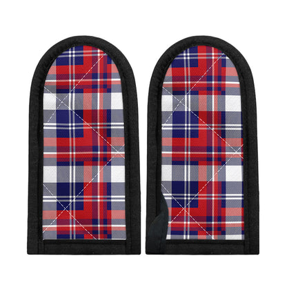 USA Plaid Pattern Print Skillet Handle Cover