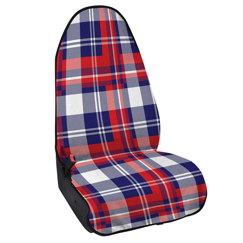 USA Plaid Pattern Print Waterproof Car Seat Cover