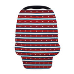 USA Striped Pattern Print Baby Seat Cover