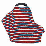 USA Striped Pattern Print Baby Seat Cover