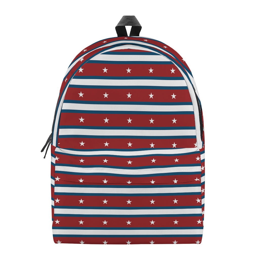 USA Striped Pattern Print Backpack