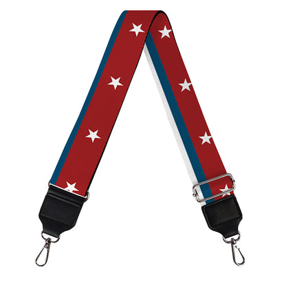 USA Striped Pattern Print Bag Strap