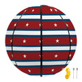 USA Striped Pattern Print Basketball
