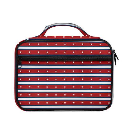 USA Striped Pattern Print Briefcase Bible Bag