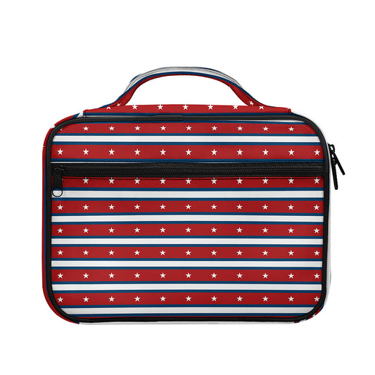 USA Striped Pattern Print Briefcase Bible Bag