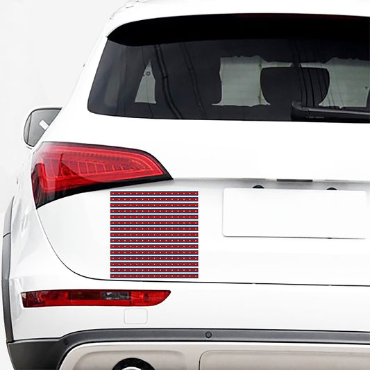 USA Striped Pattern Print Car Sticker