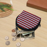 USA Striped Pattern Print Coin Purse