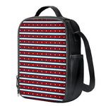 USA Striped Pattern Print Crossbody Lunch Bag