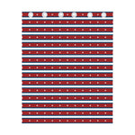 USA Striped Pattern Print Curtain