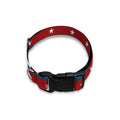 USA Striped Pattern Print Dog Collar