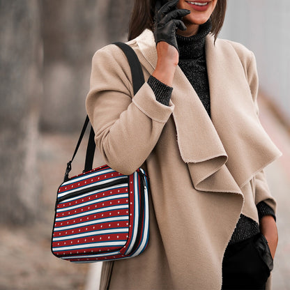 USA Striped Pattern Print Double Strap Bible Bag