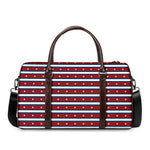 USA Striped Pattern Print Duffle Bag