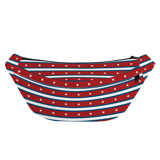 USA Striped Pattern Print Fanny Pack