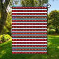 USA Striped Pattern Print Garden Flag