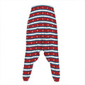 USA Striped Pattern Print Hammer Pants