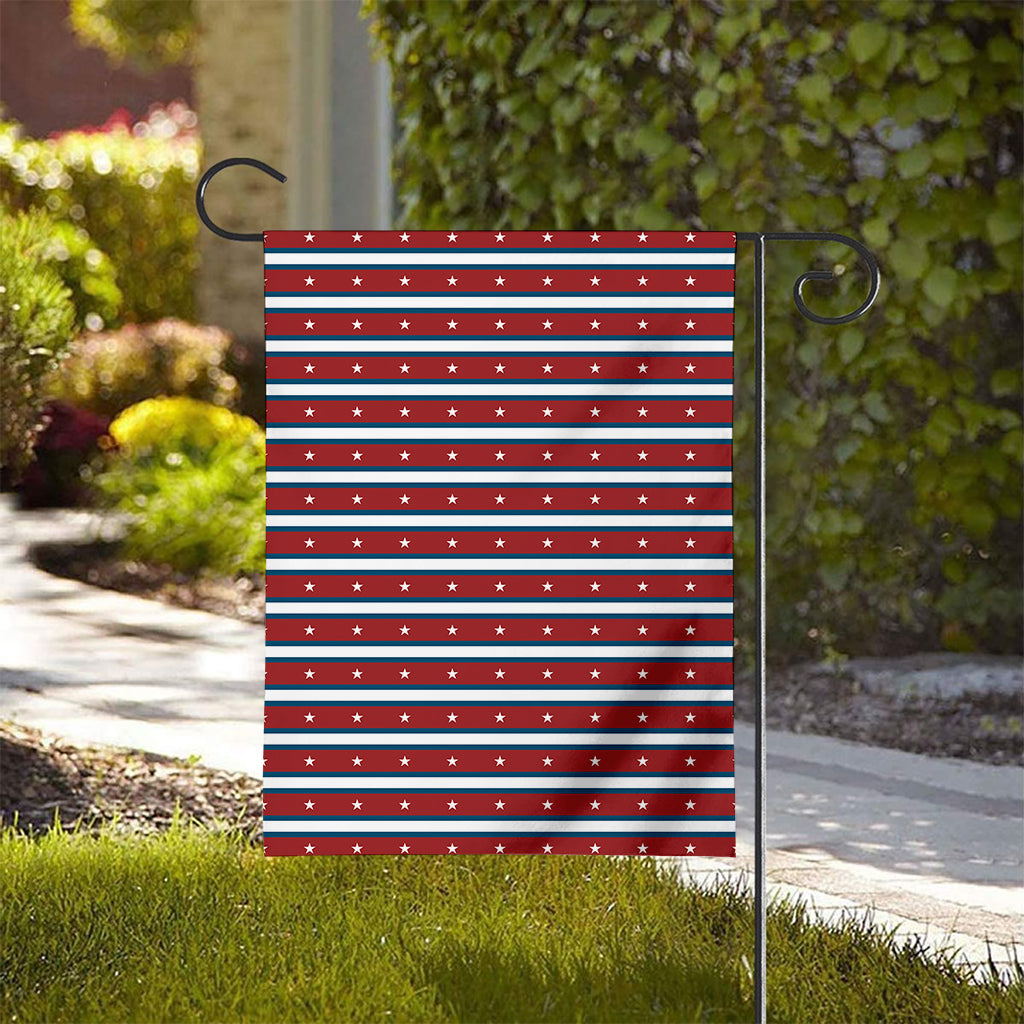 USA Striped Pattern Print House Flag