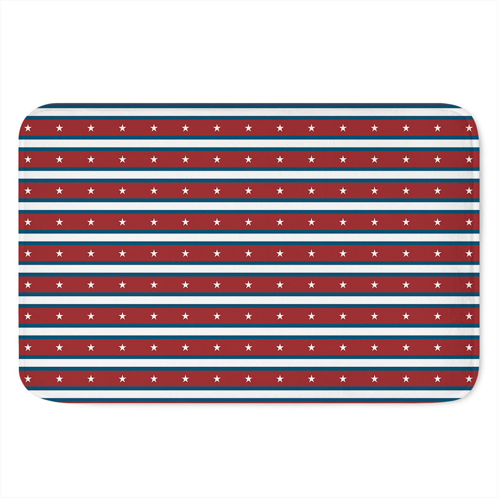 USA Striped Pattern Print Indoor Door Mat