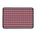 USA Striped Pattern Print Kitchen Mat