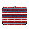 USA Striped Pattern Print Laptop Sleeve