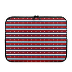 USA Striped Pattern Print Laptop Sleeve