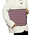 USA Striped Pattern Print Laptop Sleeve
