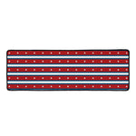 USA Striped Pattern Print Long Kitchen Mat