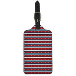 USA Striped Pattern Print Luggage Tag