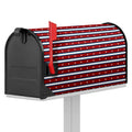 USA Striped Pattern Print Mailbox Cover