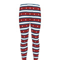 USA Striped Pattern Print Men's Leggings
