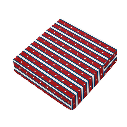 USA Striped Pattern Print Outdoor Seat Cushion Cover