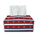 USA Striped Pattern Print Rectangle Tissue Box Cover