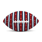 USA Striped Pattern Print Rugby Ball