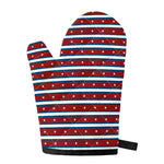 USA Striped Pattern Print Single Oven Mitt
