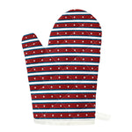 USA Striped Pattern Print Single Oven Mitt