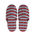 USA Striped Pattern Print Slippers