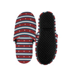 USA Striped Pattern Print Slippers