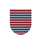 USA Striped Pattern Print Toilet Lid Cover