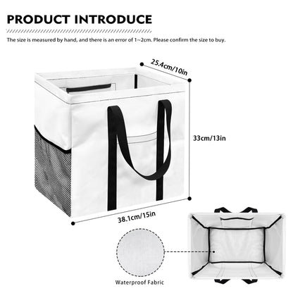 Tropical Aztec Geometric Pattern Print Utility Tote Bag