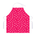 Valentine's Day Geometric Heart Print Adjustable Apron