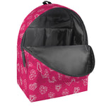 Valentine's Day Geometric Heart Print Backpack
