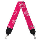 Valentine's Day Geometric Heart Print Bag Strap