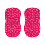 Valentine's Day Geometric Heart Print Bar Stool Covers